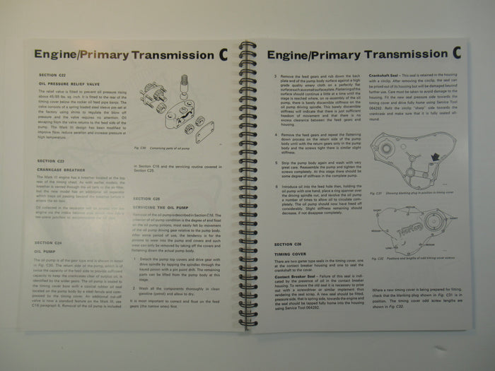 00-4224 Norton Commando 850 MK3 workshop manual Electric start service book OEM UK Made