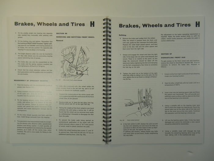 00-4224 Norton Commando 850 MK3 workshop manual Electric start service book OEM UK Made
