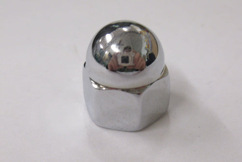 06-0550 3/8" UNF Chrome Domed Nut Triumph Norton BSA UK Made