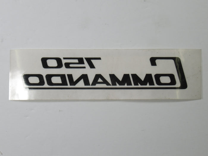 06-2020 Decal Norton 750 Commando black UK MADE vinyl peel and stick