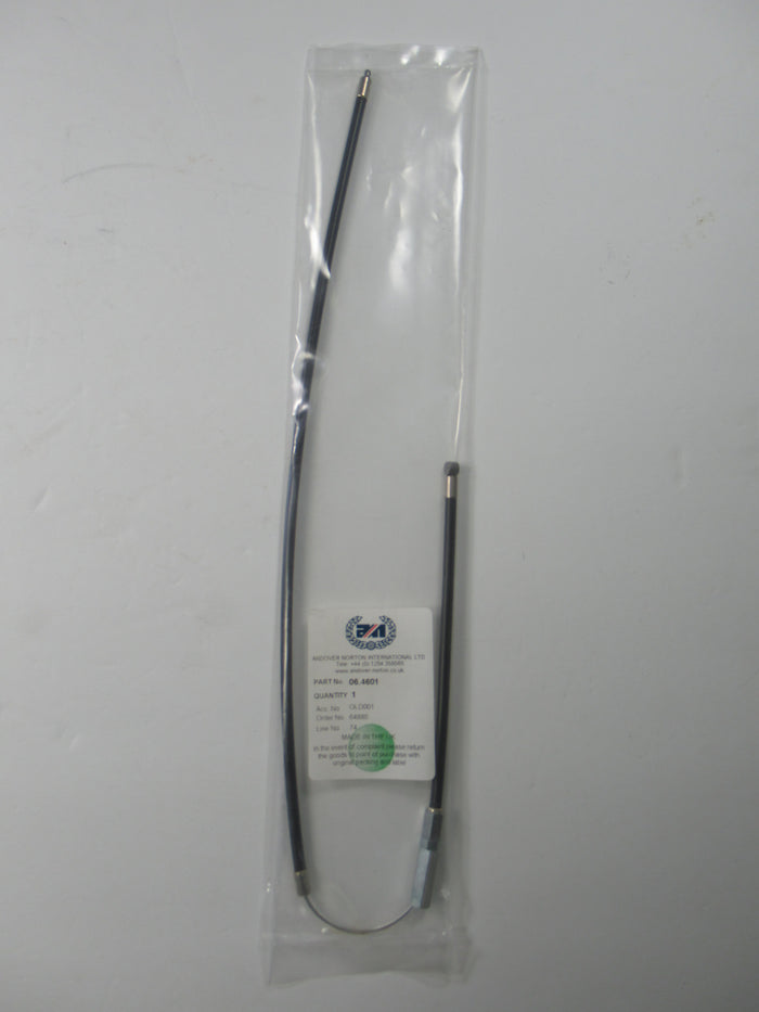 06-4601 cable UK Made TWIST GRIP END 21.25" 2.44" FREE LENGTH
