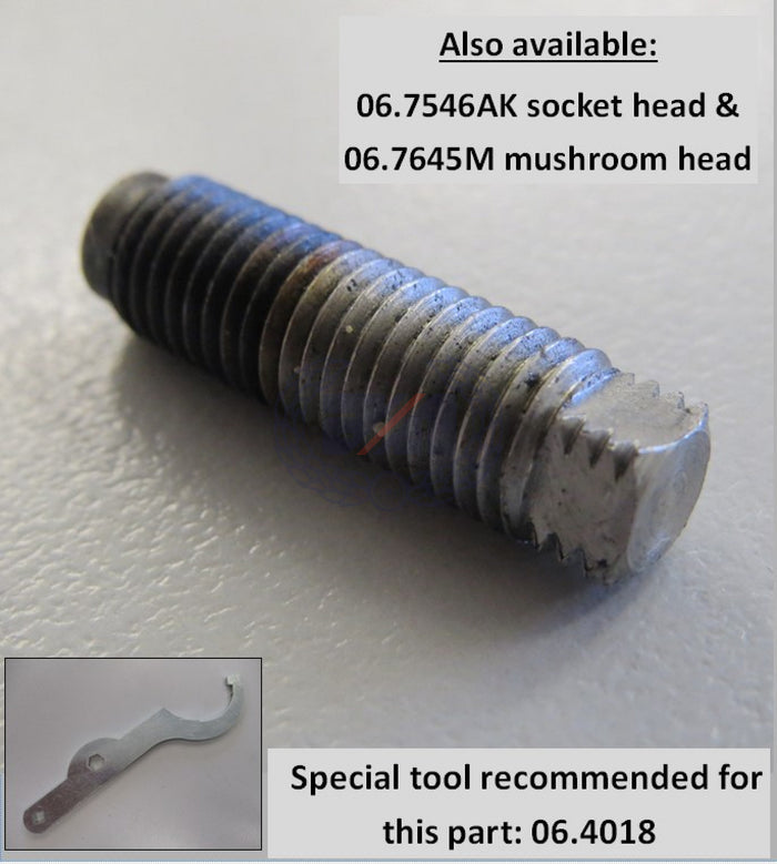 06-7546 VALVE ADJUSTER SCREW NMT 2074 Norton tappet