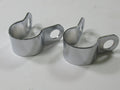 1" handlebar Mirror Clamp chrome motorcycle NOS Dixie Distributing clamps