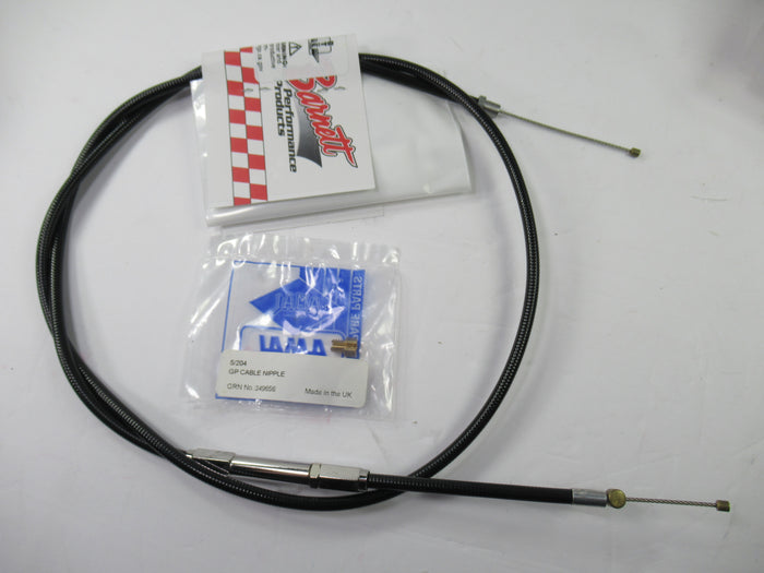 1 Throttle cable 40" Amal 1 1/2" GP carb cable with brass cable nipple 5/204