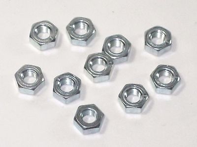 10 each Nut UNF 1/4-28 14-0301 03-3057 06-0862Triumph BSA Norton UK Made