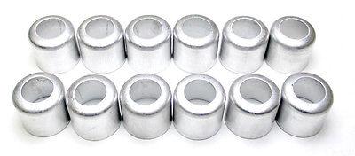 12 each Ferrule for 9/16" OD tube hose oil fuel line motorcycle alloy crimp