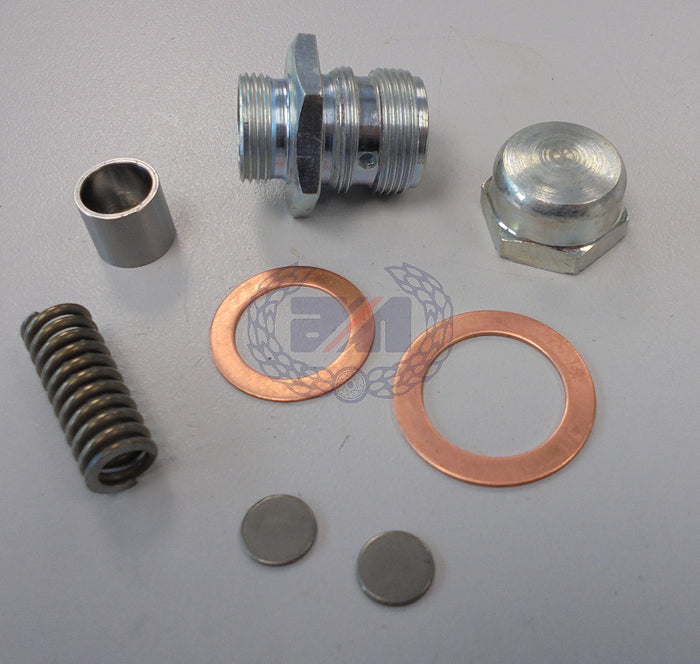 13-1762 Norton Commando oil pressure relief valve assembly complete set