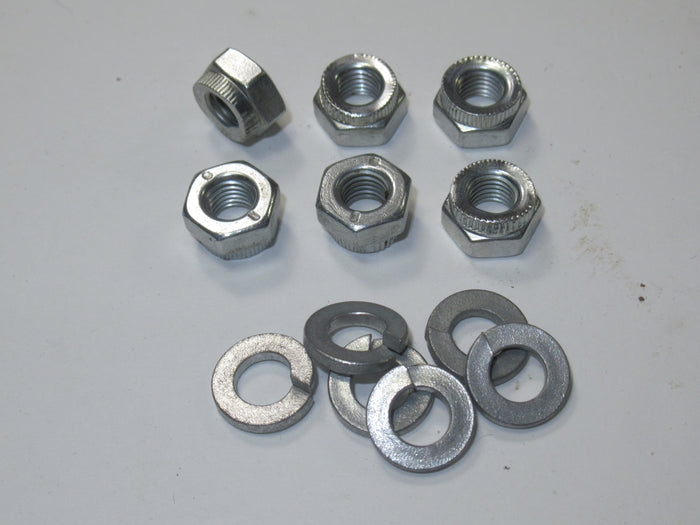 14-1301 S25-13 Nut Clevloc thin Triumph Trident T150 T160 spigot nut washer set