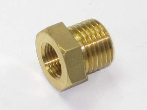 1/4" BSP to 1/8" BSP gas tank petcock adapter brass insert Triumph Norton BSA *