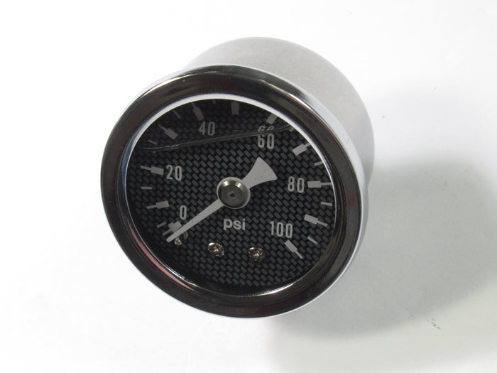 1.5" Oil pressure gauge PSI 0-100psi / bar Black face Anti-Vibration Glycerin