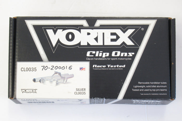 35mm Clip-ons Handlebars VORTEX clip on motorcycle Triumph BSA Norton aluminum