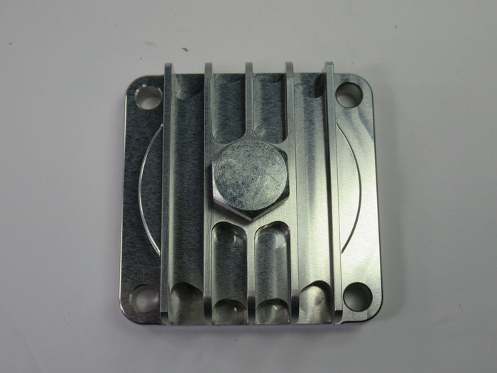 41-0620 BSA Sump filter plate polished finned aluminum B44 B25 A50 A56 A7 A10 70-8064