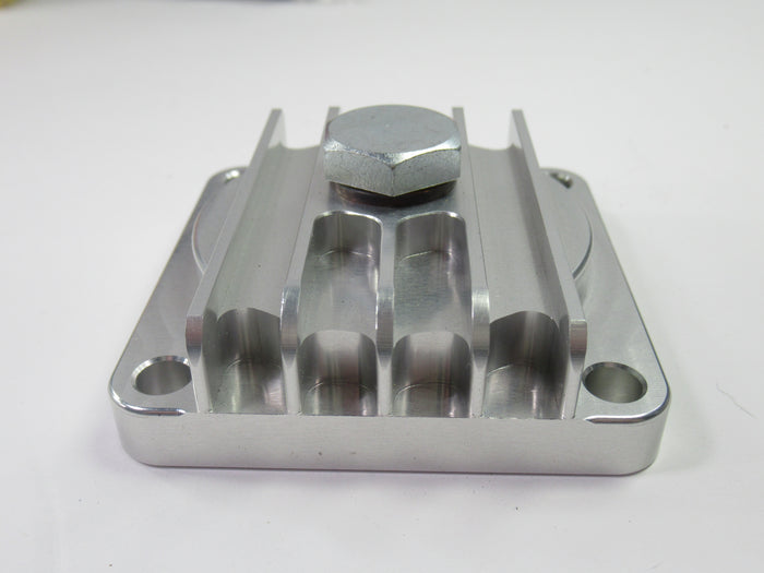 41-0620 BSA Sump filter plate polished finned aluminum B44 B25 A50 A56 A7 A10 70-8064