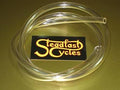 3' foot piece PVC fuel line clear 1/4" ID motorcycle scooter petrol gas tube