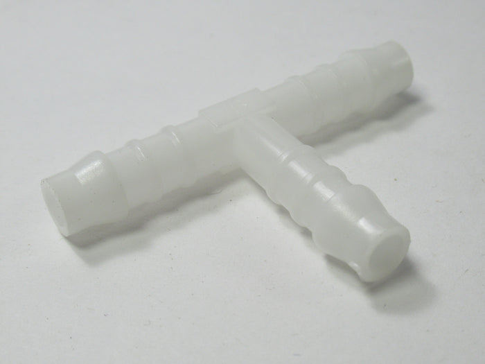 5/16" Fuel T white polyurethane fuel barb Tee motorcycle automotive gas line