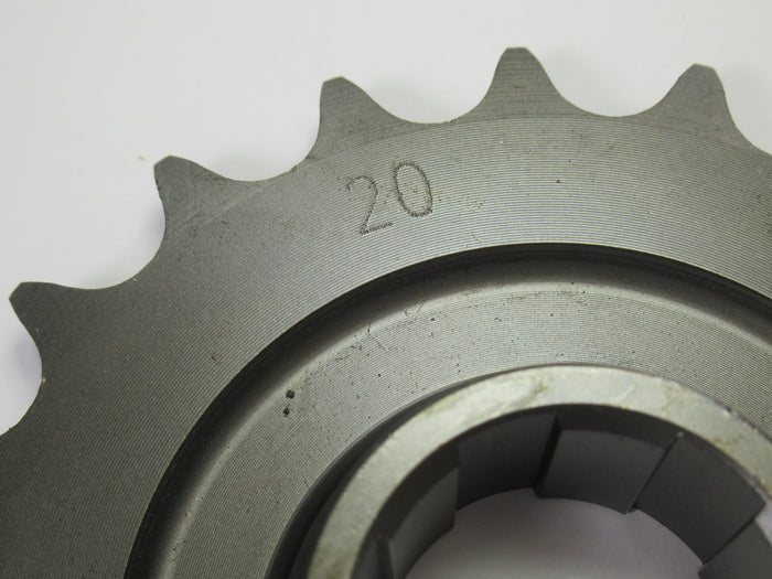 57-1476 Triumph 500 gearbox drive sprocket 20 tooth 20T 3TA T100 T1476 front
