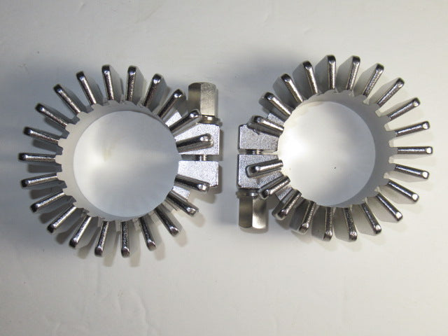 71-0216 Stainless rossets clown collars 1 3/4" Triumph 650 T120 TR6