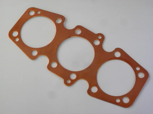 71-4205 T150 T160 Trident copper head gasket annealed Triumph triple headgasket  Thin