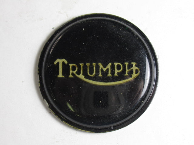 83-8656 T140 TR7 tank top badge UK Made Oil in Frame 750 Twin