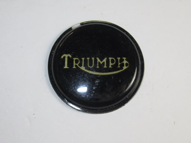 83-8656 T140 TR7 tank top badge UK Made Oil in Frame 750 Twin