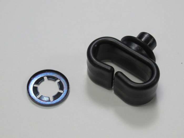 97-2270 BLACK CLIP split & fastener 82-8245 washer push lock Triumph BSA fender cable guide