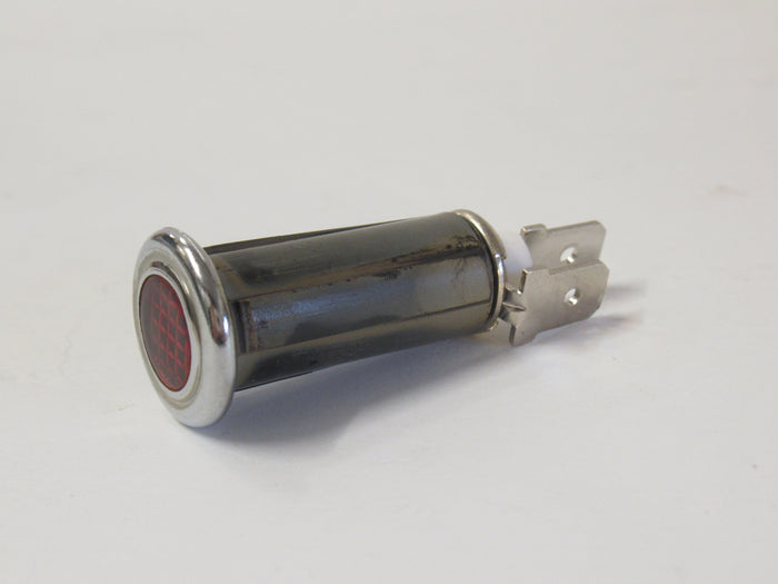99-1208 Red Warning Light Lens with indicator bulb holder & lamp Norton BSA UK MADE 99.0568