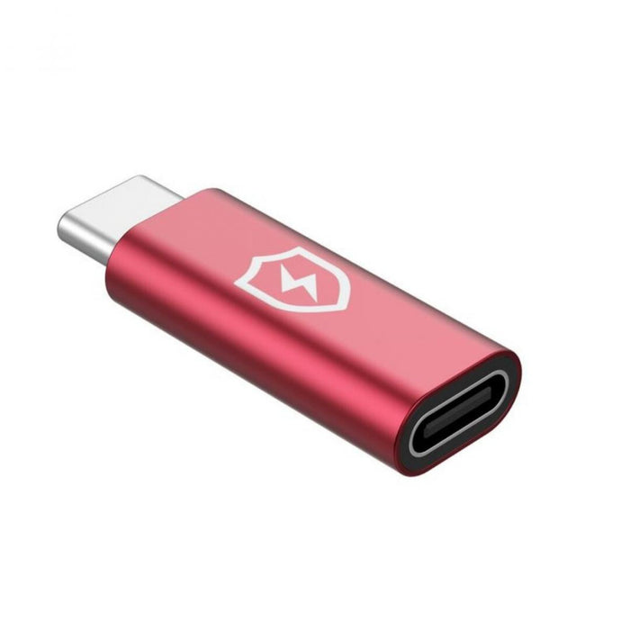 Adaptador de bloqueo de datos USB-C de carga segura MicroConnect | 5V a 2,4A | 12W | Rojo