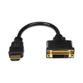 ADAPTADOR DE VIDEO HDMI MACHO A DVI-D HEMBRA
