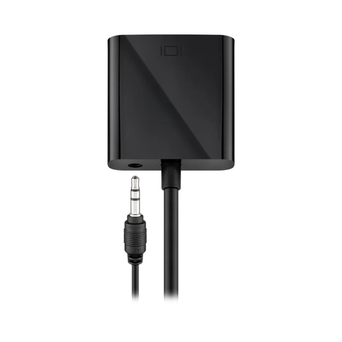 ADAPTADOR HDMI A VGA M/H 10 cm + AUDIO 3,5 cm
