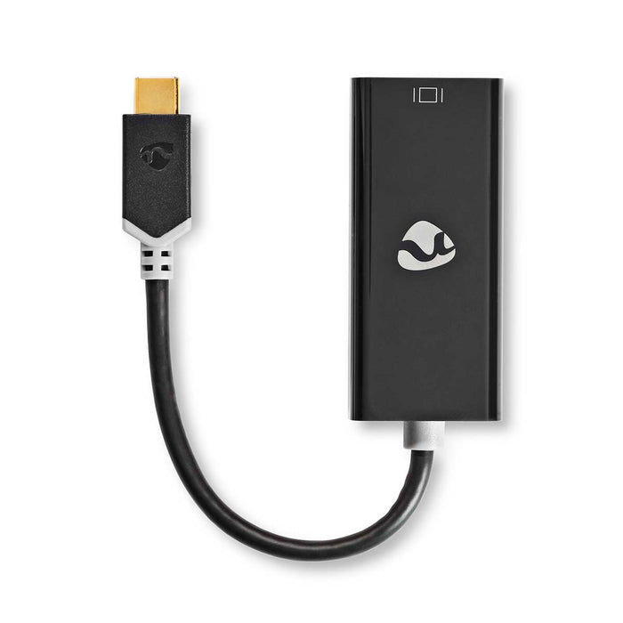 Adaptador USB-C a Mini DisplayPort Hembra | 4K@60Hz DP Alt Mode | Chapado en Oro Antracita