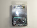 Adapter plate petcock to tank 1/4 NPT / 34mm bolt centers / For Pingel