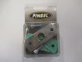 Adapter plate petcock to tank w 3/8 NPT 1.968 / 50mm bolt centers / For Pingel