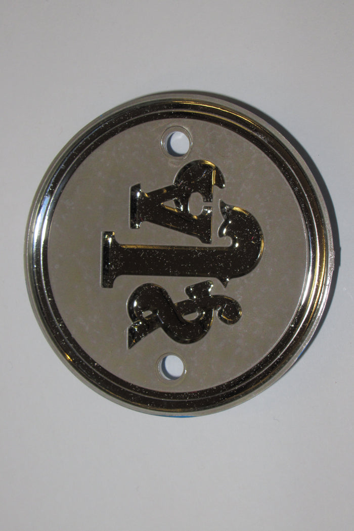 AJS tank badge blue & silver AMC petrol tank 1956 57 58 59 60 emblem 022362
