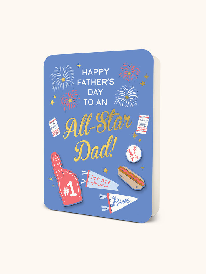 All-Star Dad Deluxe Greeting Card