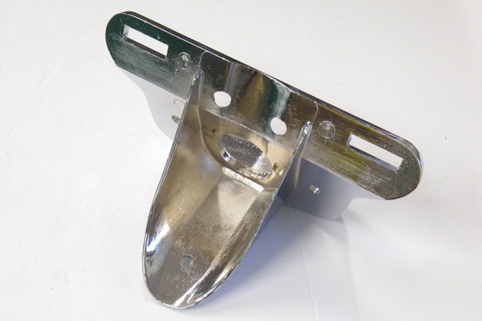 Alloy tail lamp light housing taillight bracket mount 12V Universal chopper Custom license plate