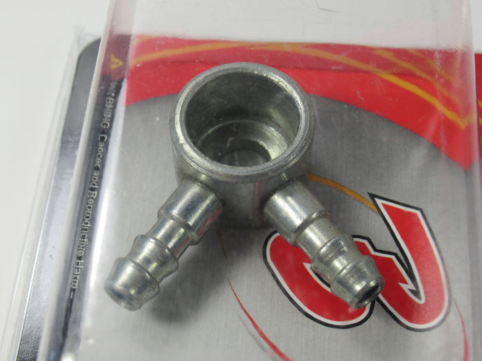 Amal 376/410 carb Banjo metal 1/4" fuel inlet 45 degree F-7 Monoblock MK1 MK2