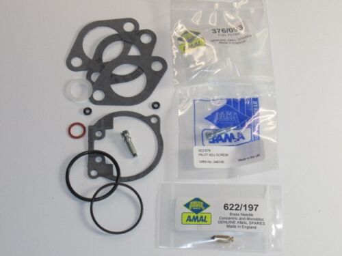 Amal Concentric carb Rebuild Kit Overhaul 626 930 932 Triumph BSA