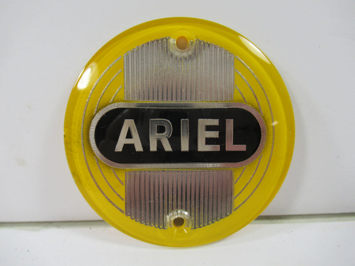 ARIEL square 4 NH VH FH models 1954 55 56 57 58 59 BADGE Yellow