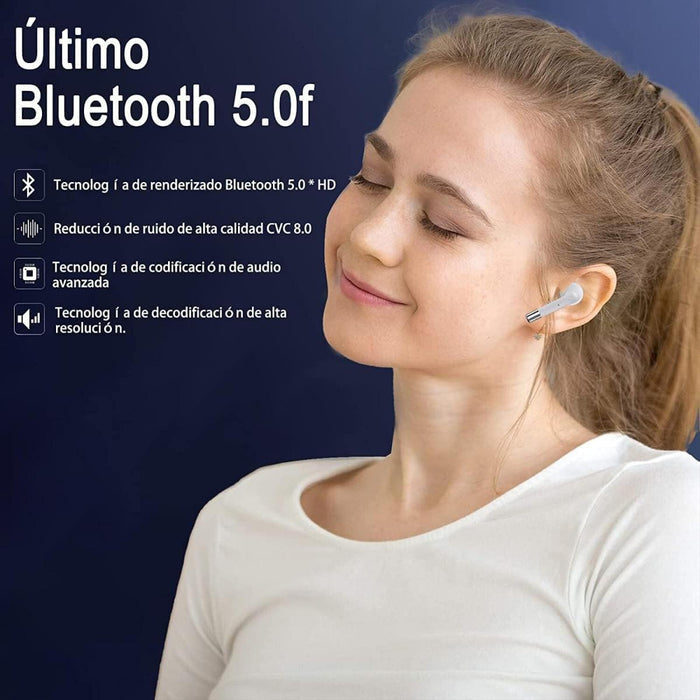 Auriculares Bluetooth Kodak Ultra 610S+ TWS con Estuche de Carga - Blanco