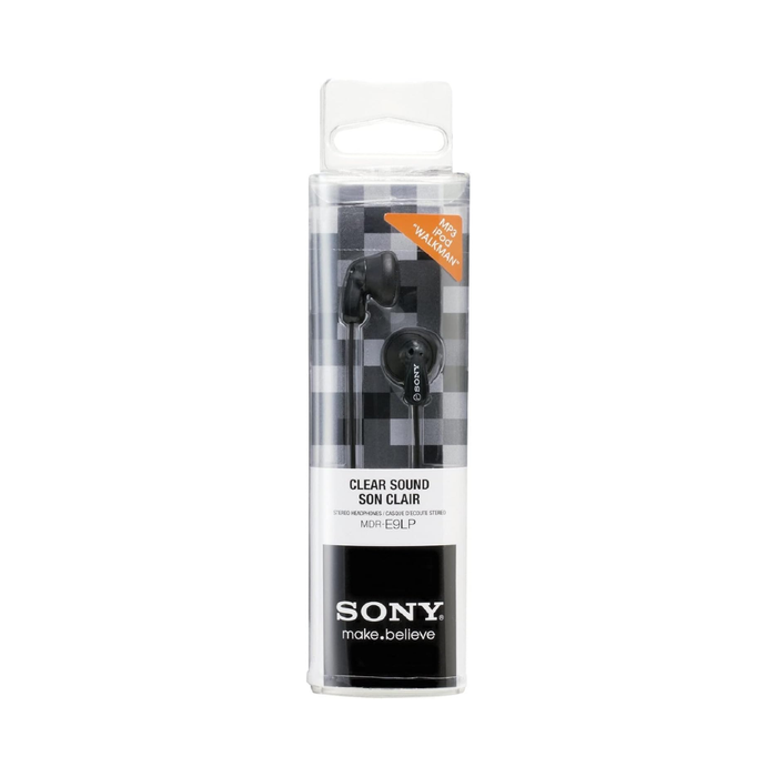 Auriculares de Botón con Cable Sony MDR-E9LP Jack 3.5 mm - Negro