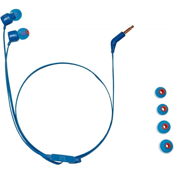 Auriculares Intrauditivos JBL Tune 110/ con Micrófono/ Jack 3.5