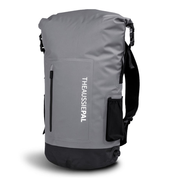 AUSSIE PAL DRAINPRO BACKPACK WITH WATER DRAIN VALVE 35L [CLR:DARK GREY]