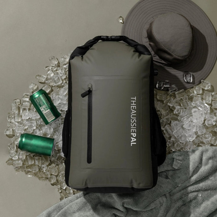 AUSSIE PAL INSULATED COOLER BACKPACK 20L [CLR:GREEN]
