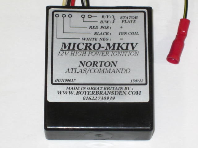 Black box BOYER BRANSDEN electronic ignition Norton Commando 1969 to 1975