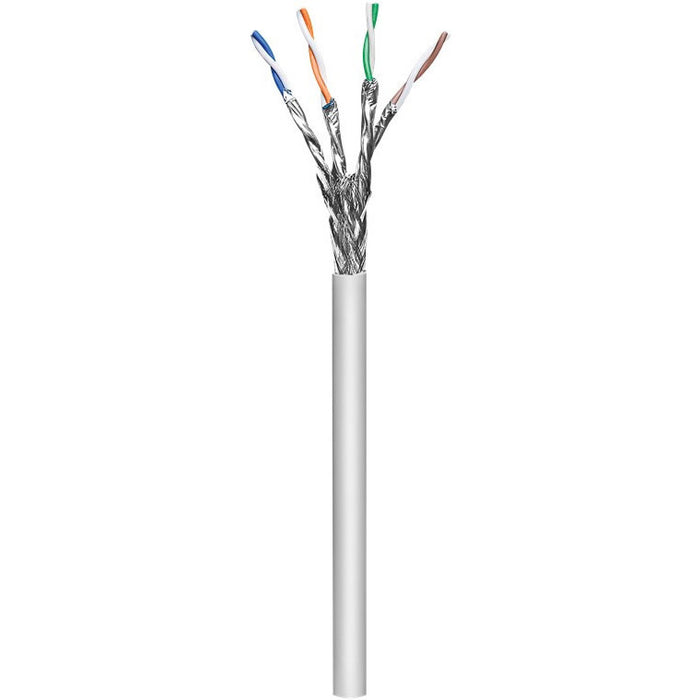 Bobina de Cable S/FTP Cat6a Lszh - Gris