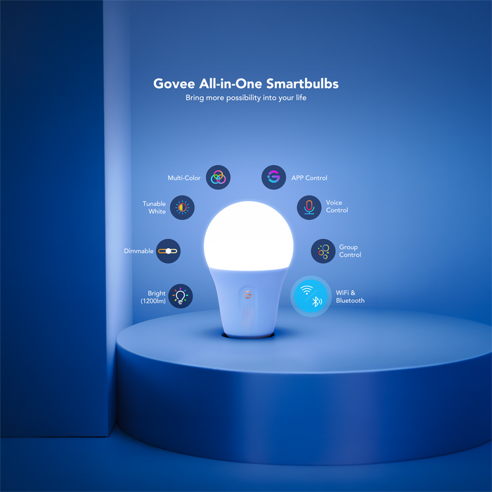 Bombilla inteligente E27 Govee RGBWW Wi-Fi | 800/1200 lm