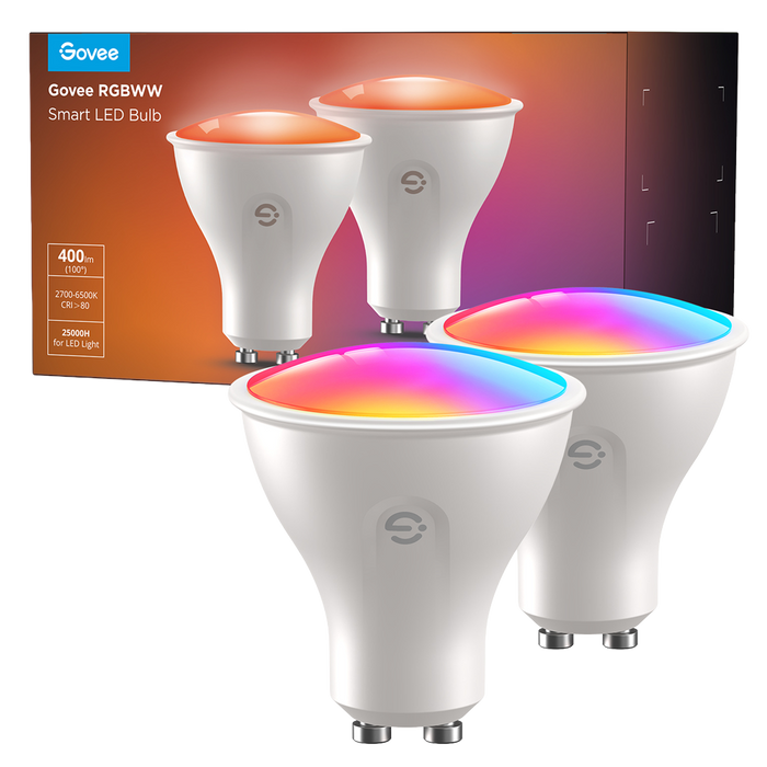Bombilla LED GU10 Govee RGBWW Wi-Fi y Bluetooth