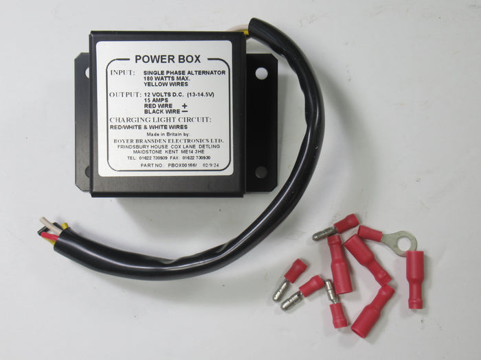 Boyer Power box single phase alternator 12 volt 180 watts