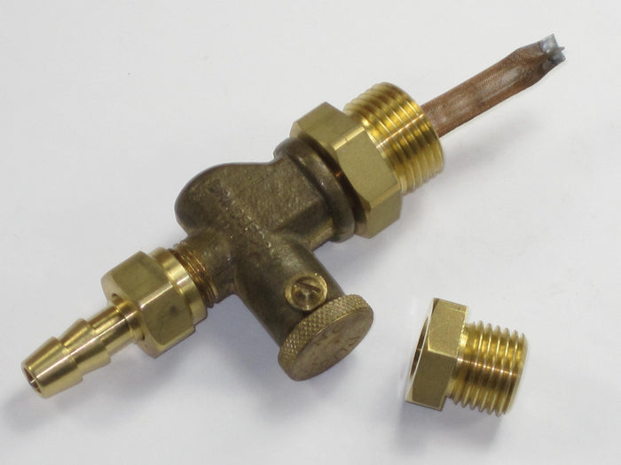 Brass push pull petcock BSA with adapters and spigot Brassform
