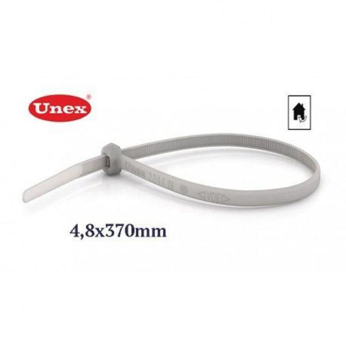 Bridas para cable 4,8 x 370 mm U60X 100 unidades UNEX